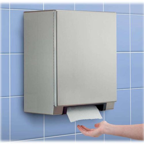 壁挂擦手纸分配器 - B-2974 ClassicSeries® AutoRoll - Bobrick Washroom Equipment - 金属 / 电子