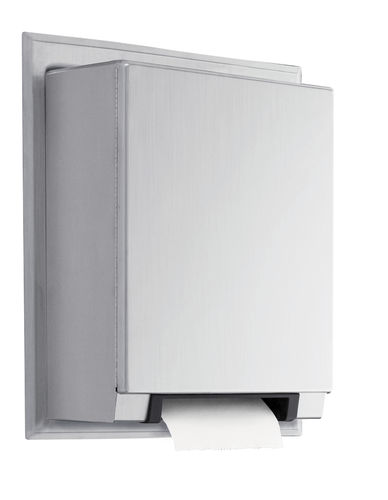 壁挂擦手纸分配器 - B-29744 ClassicSeries® AutoRoll - Bobrick Washroom Equipment - 金属 / 电子