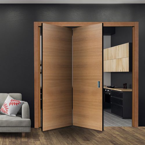 金属门安装工具 - ERGON® LIVING DOUBLE-LEAF - Celegon - 中轴旋转门
