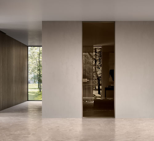 室内门 - BRONZE TIP 60 - BARAUSSE - 玻璃 / 滑动式 / 现代风格