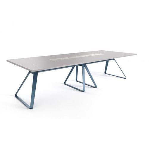 现代风格会议室桌 - Aerie - Versteel - 木制贴皮 / MDF / 层压材料
