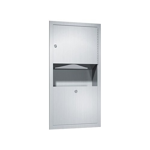 嵌入式擦手纸分配器 - TRADITIONAL™ 0462-AD - American Specialties, Inc. - 明装 / 不锈钢 / 带垃圾桶