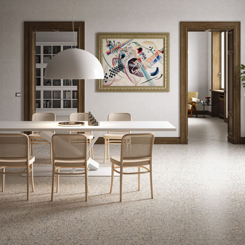 陶土瓷砖 - TERRAZZO BEIGE - Casalgrande Padana - 抛光 / 室内 / 客厅