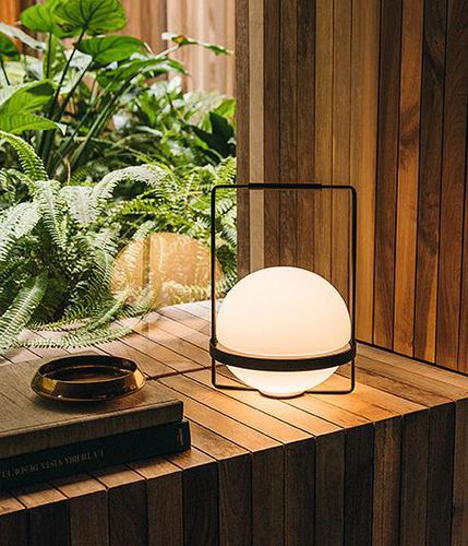 吹制玻璃灯 - Palma - VIBIA LIGHTING - 台式 / 铝制 / 现代风格