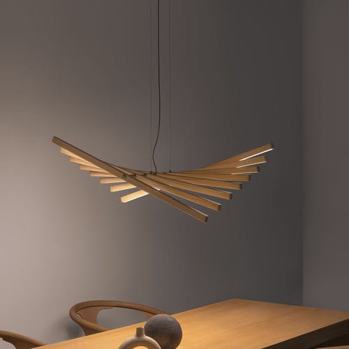 吊灯 - Rhythm Horizontal - VIBIA LIGHTING - 聚碳酸酯 / 聚酰胺 / 现代风格