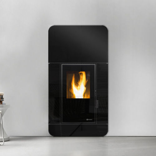 颗粒采暖炉 - KIEV INSERT - ECOFOREST - 10 kW...20 kW / 多燃料 / 壁挂