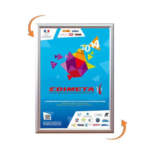 壁挂布告板 - VAC950 - EDIMETA - 室内 / 阳极氧化铝
