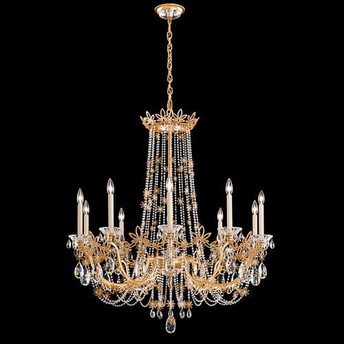 传统风格枝形吊灯 - FLORABELLA : RL1010N - Swarovski Lighting - 水晶 / 金属