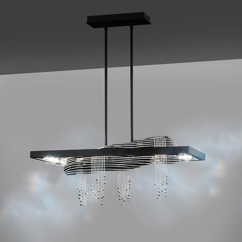吊灯 - SEVETTI : STA500N - Swarovski Lighting - 金属 / 施华洛世奇水晶 / 现代风格