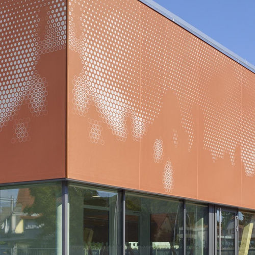 网布建筑膜材 - TENSEO FRONTSIDE 371   - Serge Ferrari ARCHITECTURE - PET / 用于壁板 / 半透明