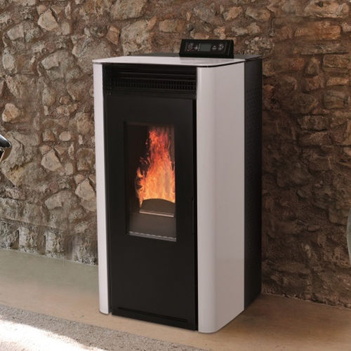 颗粒采暖炉 - AMBRIA 2 - Jolly-mec - 5 kW...10 kW / 现代风格 / 钢