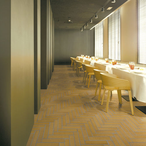 砂岩瓷砖 - NATURAL INTERIOR - TERRAKLINKER - GRES DE BREDA - 室内 / 客厅 / 厨房