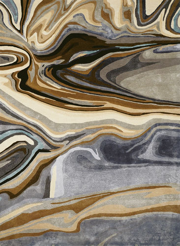 现代风格地毯 - H-FLOWING LAVA - TISCA ITALIA - 图案 / 羊毛 / 粘胶