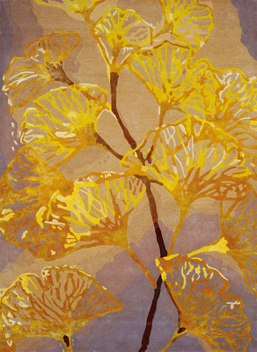现代风格地毯 - H-GINKO - TISCA ITALIA - 花朵图案 / 羊毛 / 粘胶
