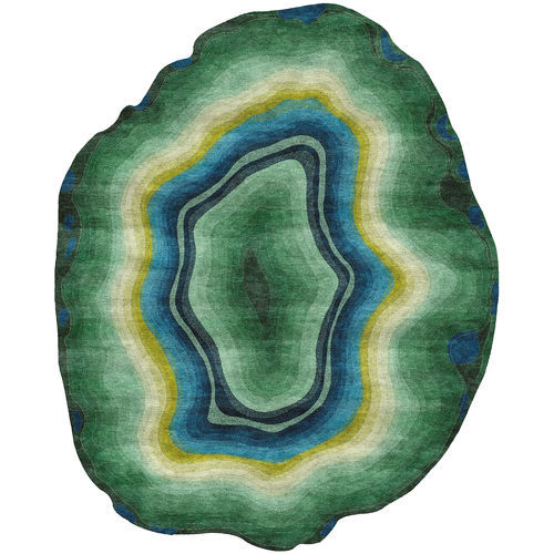 现代风格地毯 - H-AGATE - TISCA ITALIA - 图案 / 羊毛 / 粘胶