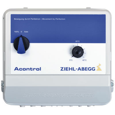 通风速度调节器 - ACONTROL - ZIEHL-ABEGG AG - 调节 / 通用