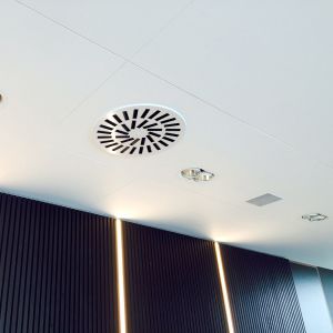 天花板空气扩散器 - WT500 - GRADA International - 圆形 / 用于通风和回风