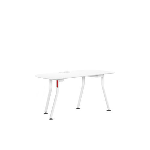 现代风格桌 - HUB - Interstuhl Büromöbel GmbH & Co. KG - 三聚氰胺 / 金属桌脚 / 长方形