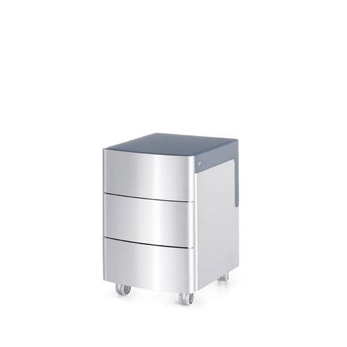 铝抽屉文件柜 - SILVER - Interstuhl Büromöbel GmbH & Co. KG - 3 屉式 / 移动式
