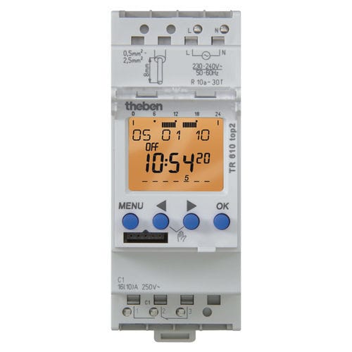 照明程序控制器 - TR 610 TOP2 G   - Theben AG - DIN导轨