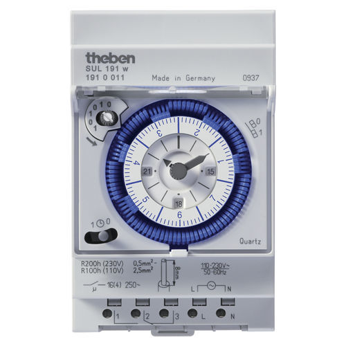 照明程序控制器 - SUL 191 W - Theben AG - DIN导轨