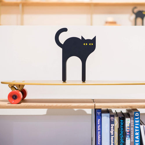 白蜡木雕塑 - CAT - Tecta - 独立式 / 商用 / 黑色