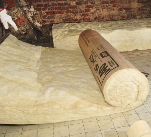 隔热隔音材料 - IBR Revêtu Kraft - ISOVER SAINT-GOBAIN - 玻璃棉 / 卷式 / 用于室内