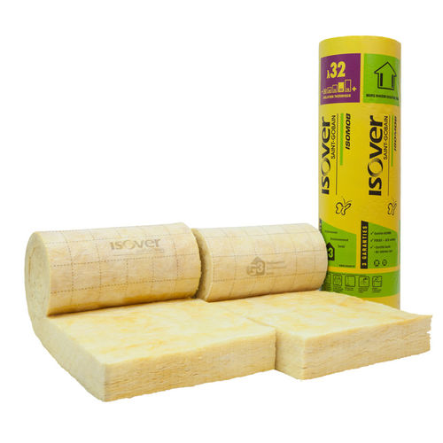 隔热隔音材料 - Isomob 32R - ISOVER SAINT-GOBAIN - 玻璃棉 / 卷式 / 用于室内