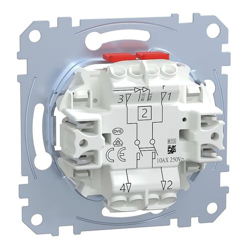 摇摆开关 - MEG3112-0000 - Merten GmbH - 机电 / 暗装 / 金属