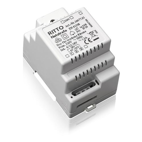 AC/AC电源 - 1647701 - Merten GmbH - DIN导轨 / 多输出 / 用于闭路电视监控摄像头