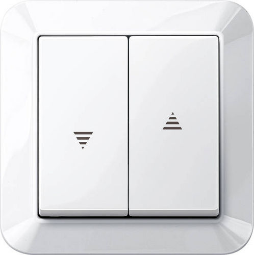 卷帘百叶窗开关 - 1-M - Merten GmbH - 按钮式开关 / 暗装 / 双