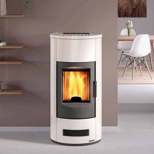 颗粒采暖炉 - P163 T - Piazzetta - 0 - 5 kW / 10 kW...20 kW / 独立式