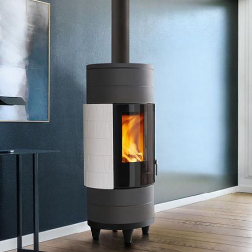 木材采暖炉 - CIRCLE - Piazzetta - 5 kW...10 kW / 猫脚 / 现代风格