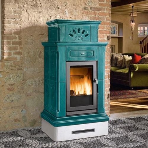 木材采暖炉 - CANAZEI - Piazzetta - 5 kW...10 kW / 10 kW...20 kW / 独立式