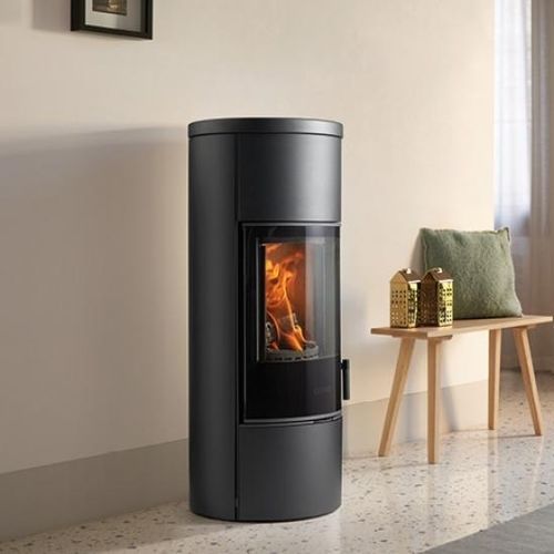 木材采暖炉 - E124 - Piazzetta - 5 kW...10 kW / 独立式 / 转角式