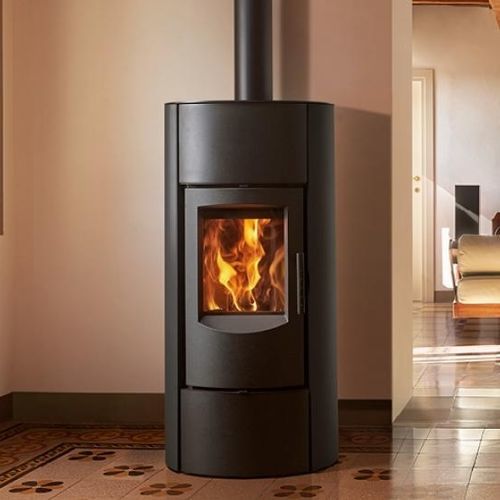 木材采暖炉 - E530 T - Piazzetta - 8.5 kW / 独立式 / 现代风格