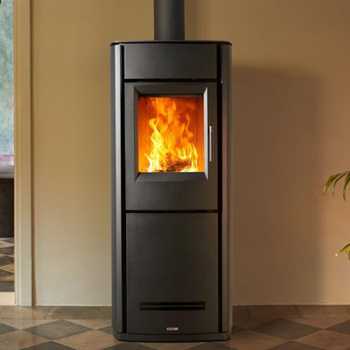 木材采暖炉 - E228 STEEL - Piazzetta - 颗粒 / 0 - 5 kW / 5 kW...10 kW