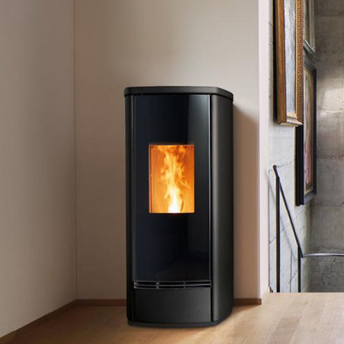 颗粒采暖炉 - P230 M STEEL - Piazzetta - 5 kW...10 kW / 0 - 5 kW / 11 kW