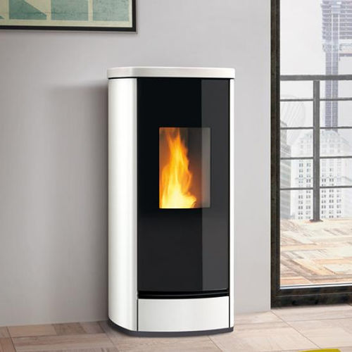 颗粒采暖炉 - P220 M STEEL - Piazzetta - 8 kW / 6 kW / 7 kW