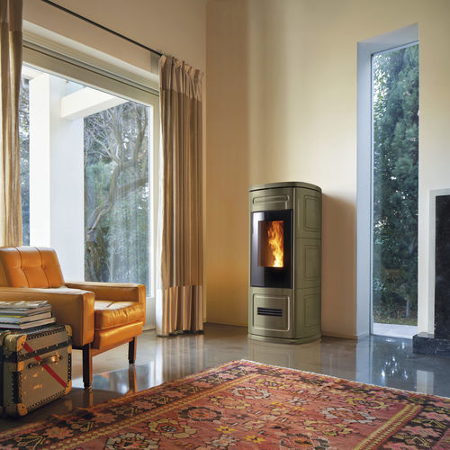 颗粒采暖炉 - P220 C  - Piazzetta - 0 - 5 kW / 5 kW...10 kW / 多燃料