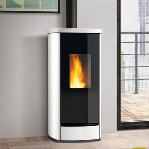 颗粒采暖炉 - P220 M - Piazzetta - 0 - 5 kW / 5 kW...10 kW / 多燃料