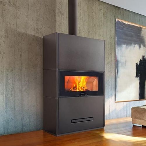 木材采暖炉 - DAVOS - Piazzetta - 11 kW / 12 kW / 14 kW