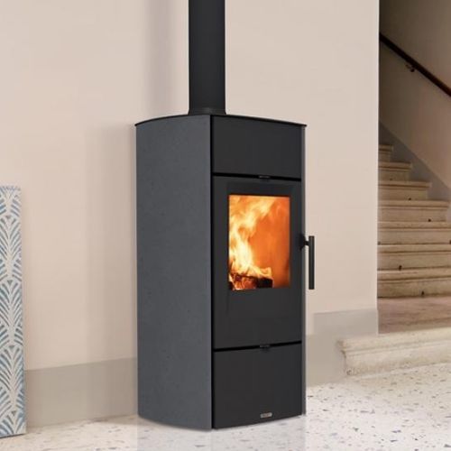 木材采暖炉 - E520 - 5 STELLE - Piazzetta - 5 kW...10 kW / 独立式 / 现代风格