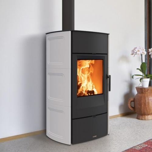 木材采暖炉 - E530 C - 5 STELLE - Piazzetta - 5 kW...10 kW / 独立式 / 现代风格