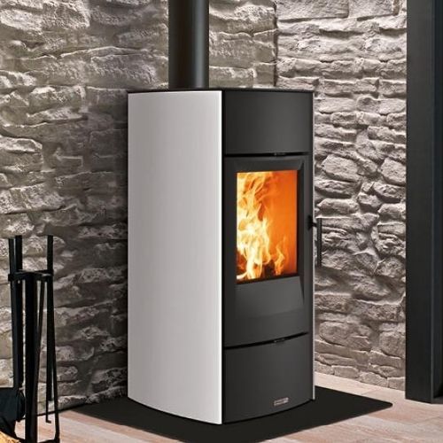 木材采暖炉 - E530 - 5 STELLE - Piazzetta - 5 kW...10 kW / 独立式 / 现代风格