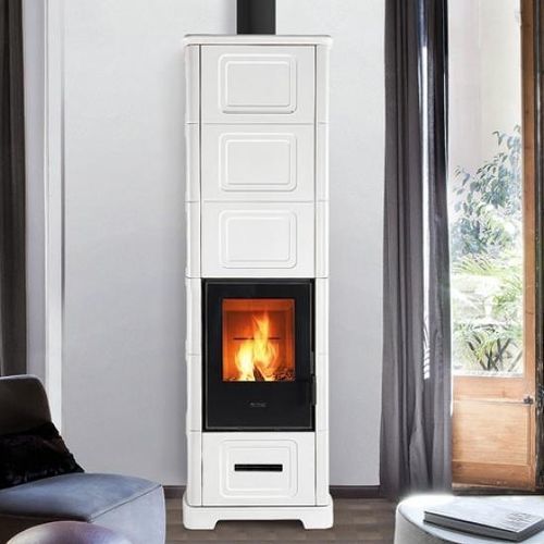 木材采暖炉 - E928 C-H - 5 STELLE - Piazzetta - 5 kW...10 kW / 10 kW...20 kW / 独立式