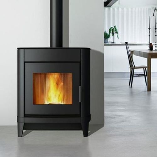 颗粒采暖炉 - P945 - Piazzetta - 9 kW / 多燃料 / 独立式