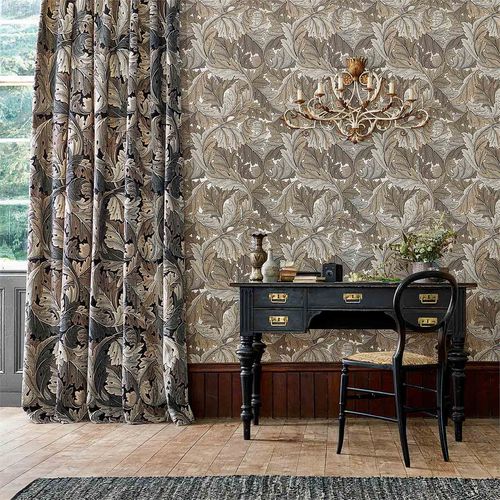 室内装饰面料 - ACANTHUS - MORRIS & Co. - 用于窗帘 / 用于遮光卷帘 / 自然图案