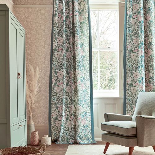 室内装饰面料 - WILHELMINA  - MORRIS & Co. - 用于窗帘 / 用于遮光卷帘 / 花朵图案