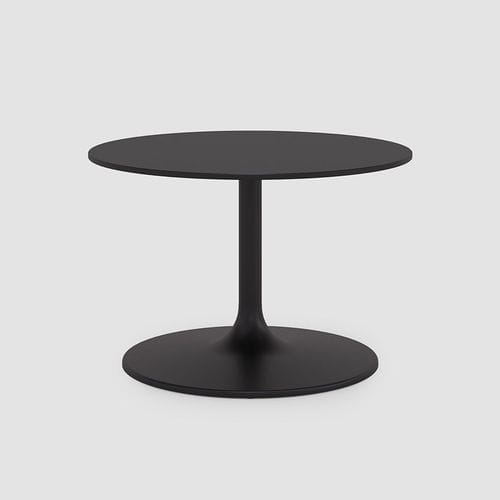 现代风格茶几 - CASUAL Side Table - Bene GmbH - Fenix NTM 材质 / 粉末涂层钢桌脚 / 圆形